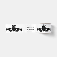 Bague de Claddagh irlandais Simple Mariage noir et