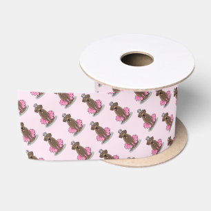 Ruban En Satin Ballet Princess Chocolat Lab Labrador Retriever