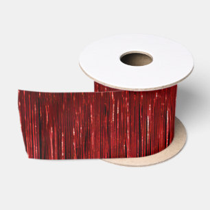 Ruban En Satin Bandes de pinces de verre rouge