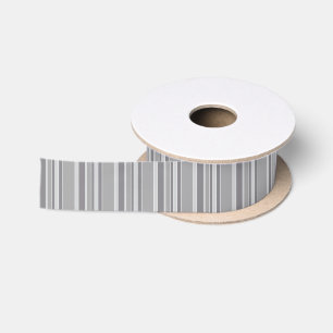 Ruban En Satin Bandes grises