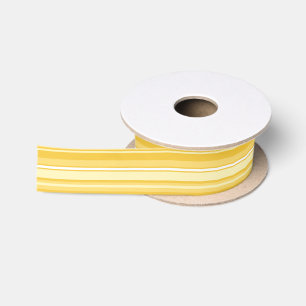 Ruban En Satin Bandes jaunes