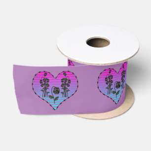 Ruban En Satin Barbed Wire Heart