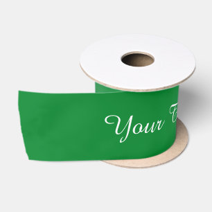Ruban En Satin BARRE des gradients - vert + votre texte