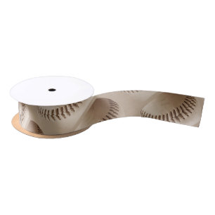 Ruban En Satin Base-ball nostalgique