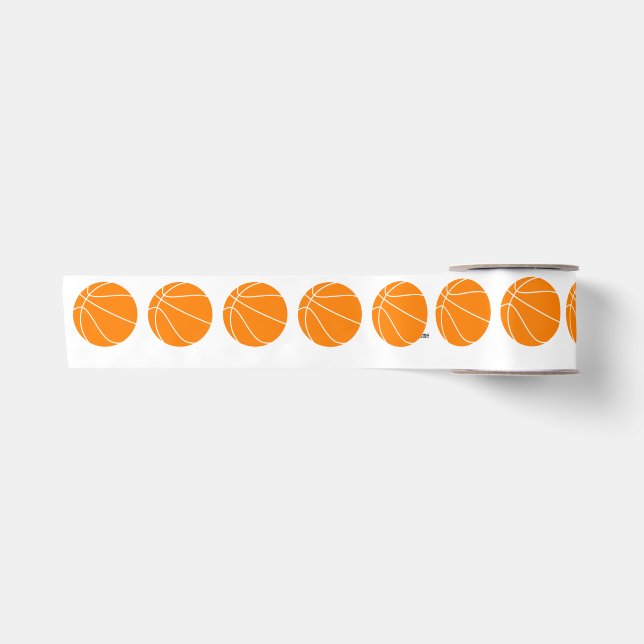 Ruban En Satin Basketball motif ruban satin (Devant)