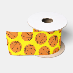 Ruban En Satin Basketball Sports Anniversaire