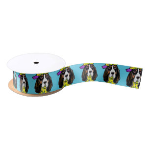 Ruban En Satin Basset Hound