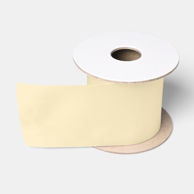 Ruban En Satin Bbeige blonde solide (Bobine)