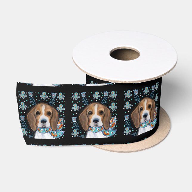 Ruban En Satin Beagle (Bobine)