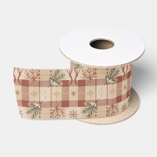 Ruban En Satin Beau Noël de la campagne