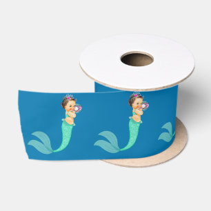 Ruban En Satin Bébé sirène Shower