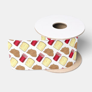 Ruban En Satin Beurre d'arachide Jelly Sandwich Pain Midi Nourrit