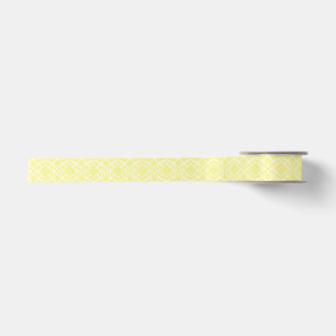 Ruban En Satin Beurre doux Cello Trellis Jaune Design