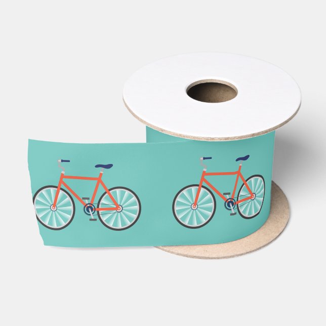 Ruban En Satin Bicyclette mignonne Enfants Vélo Anniversaire Fête (Bobine)