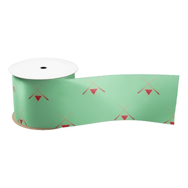 Ruban En Satin billard sur le green (Bobine)