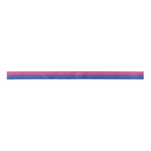 Ruban En Satin Bisexuel Drapeau