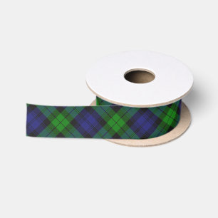 Ruban En Satin Black Watch Tartan Plaid Motif Plaid Big