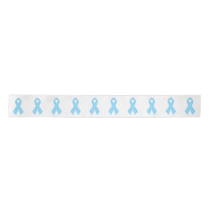 Ruban En Satin Bleu clair Ribbon blanc