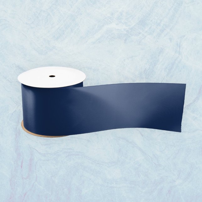 Ruban En Satin Bleu de marine solide Toutes les occasions (Créateur téléchargé)