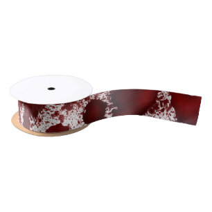 Ruban En Satin BloodyWhiteFabric60