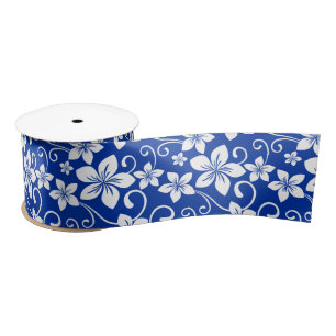 RUBAN EN SATIN BLUE HAWAII (BLEU ROYAL) SATIN RIBBON