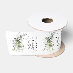 Ruban En Satin Boho Eucalyptus branches verdoyantes sweet sixteen