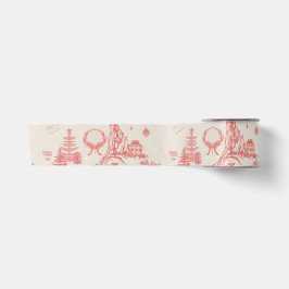 Ruban En Satin Bois de chêne de Toile français et de wapiti