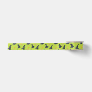 Ruban En Satin Bon rose et vert Witchy Satin Ribbon