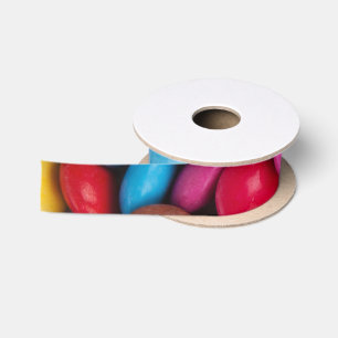 Ruban En Satin Bonbons colorés, Boutons de bonbons, Sucres, Nourr