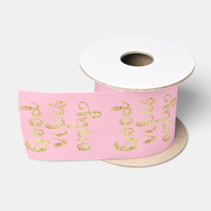 Ruban En Satin Bonnes vibes seulement (OR)