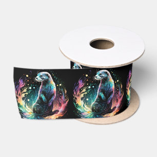 Ruban En Satin Bord Spectrum : Les Otter Glow