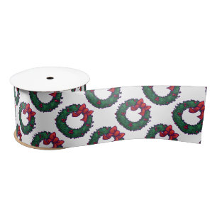 Ruban En Satin Boughs de Holly