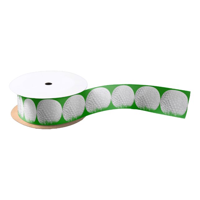 Ruban En Satin Boule de golf dans l'herbe (Bobine)