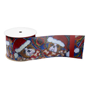 Ruban En Satin Bouledogue    