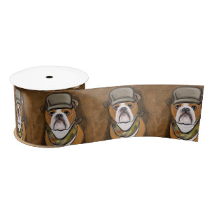 Ruban En Satin Bouledogue            