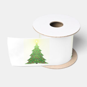 Ruban En Satin Boules de Noël pour sapin,Étoile