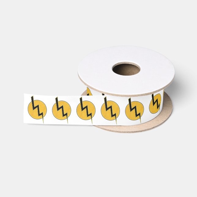 Ruban En Satin Boulon de foudre (Bobine)