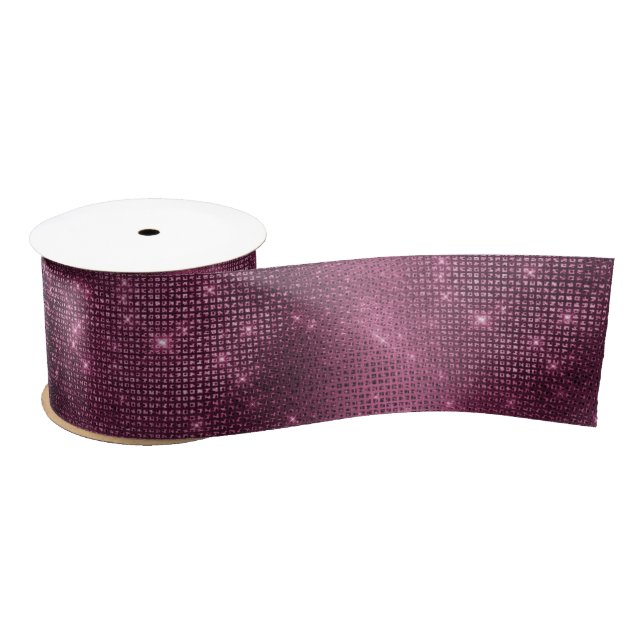 Ruban En Satin Bourgogne (Bobine)