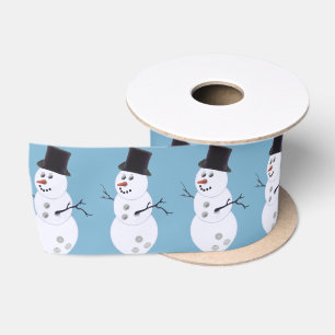 Ruban En Satin Bowling Ball Snowman Noël