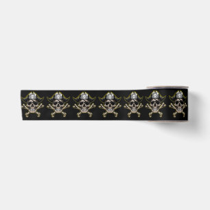 Ruban En Satin Boys Pirate Party Skull Bones