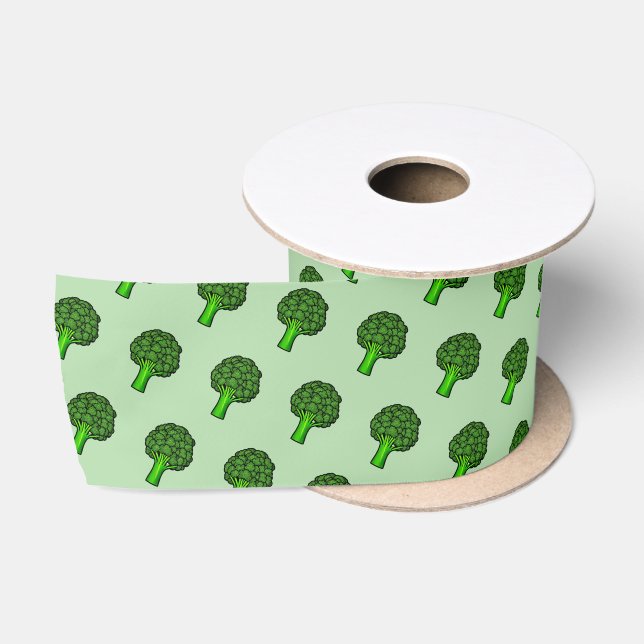 Ruban En Satin Brocoli délicieux (Bobine)