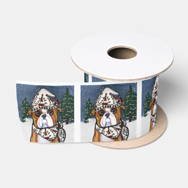 Ruban En Satin Bulldog (Bobine)