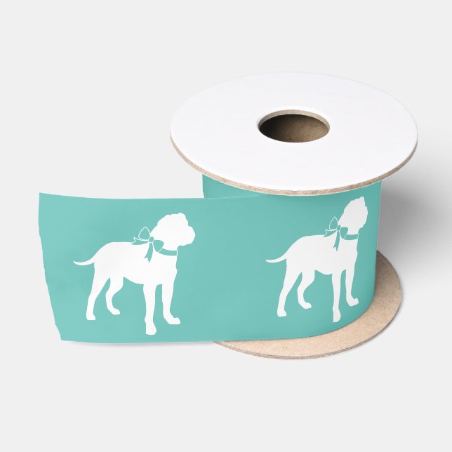 Ruban En Satin Bullmastiff Chien Chien Chien Chien Chiot (Bobine)