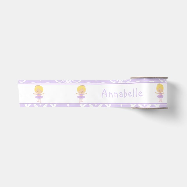 Ruban En Satin Cadeau Blonde Ballerina (Devant)