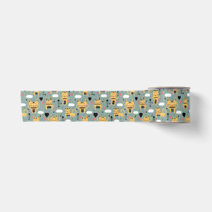 Ruban En Satin Cadeau de chat   Cute Chat Motif Enfant