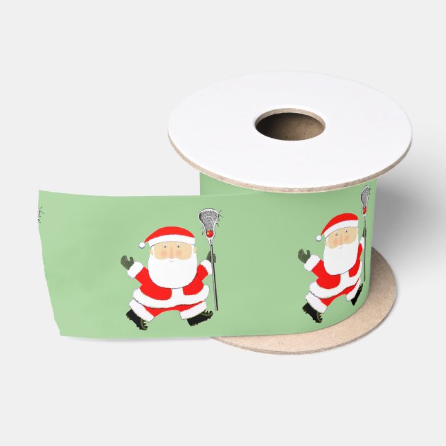 Ruban En Satin Cadeau de Noël de crosse (Bobine)