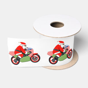 Ruban En Satin Cadeau de Noël de moto