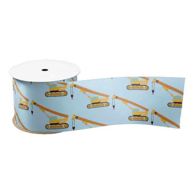 Ruban En Satin Camion de construction de grue (Bobine)