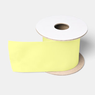 Ruban En Satin Canard jaune large