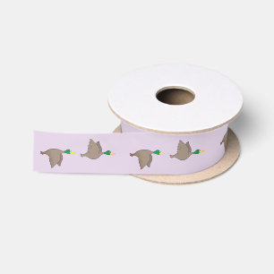 Ruban En Satin Canards (Scène Naturelle)
